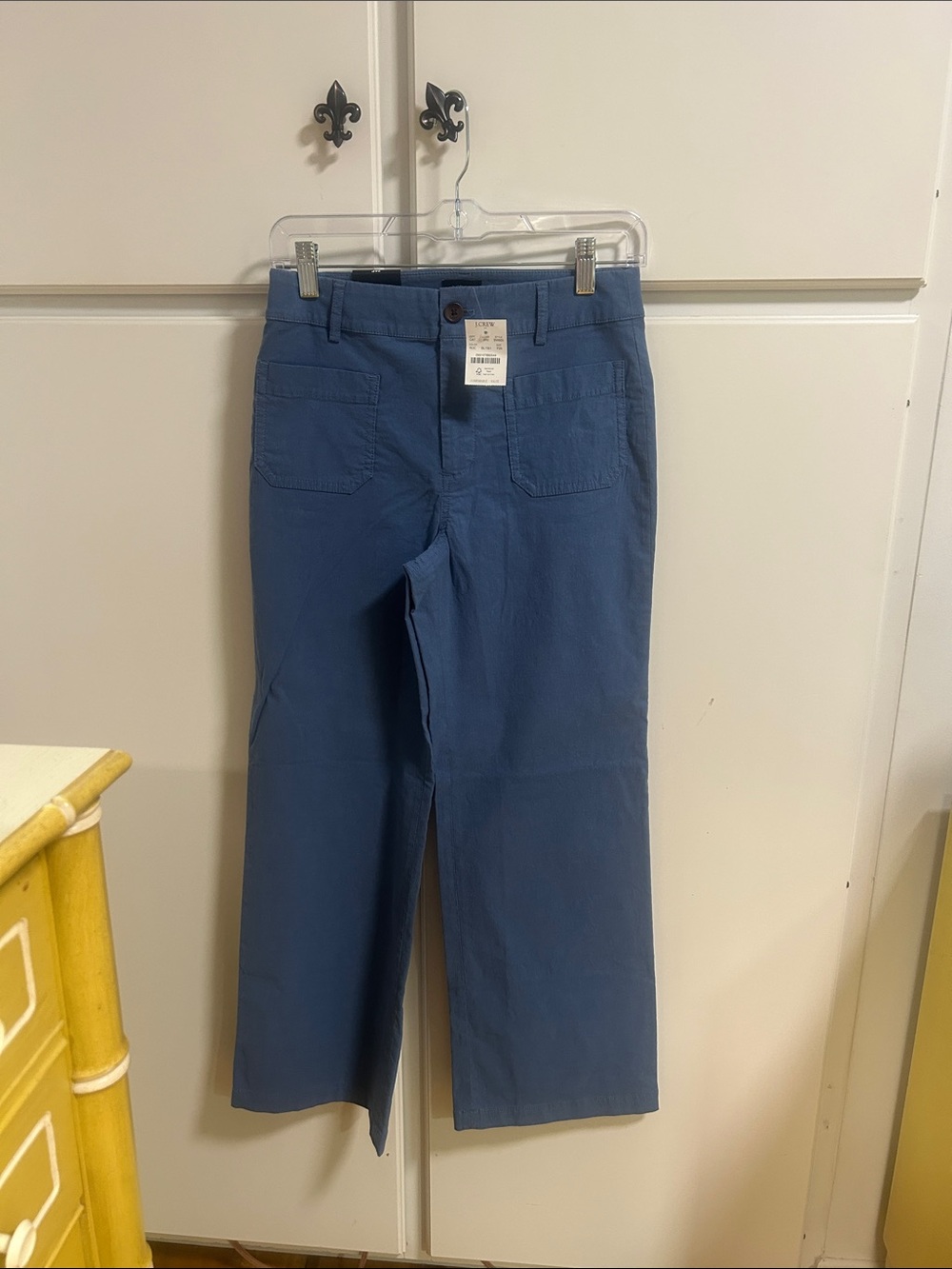J. Crew Factory Lizzie Wide-Leg Cotton Chinos NWT 26P
